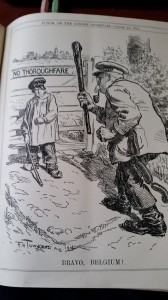 Cartoon from Punch Magazine August 12th 1914